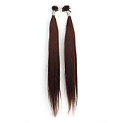 16 polegadas queratina de unha-ponta indígenas remy extensões de cabelo 26 cores disponíveis