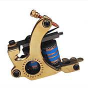 Professional Copper Tattoo Machine Shader with 10 Wrap Coils
