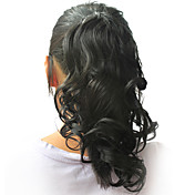 High Quality Synthetic 12.60" Curly Natural Black Ponytail