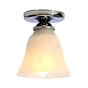 60W moderne semi flush mount