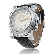 Reloj Pulsera Mecánico con Correa de Cuero para Hombre