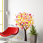 colorato albero adesivi murali (1985-P17)
