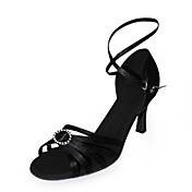 Performance Dance Shoes Satin Upper Latin Dance Shoes for Women More Colors