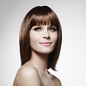 Lace Front 100% de cabelo humano de comprimento médio bob peruca de cabelo estilo de cinco cores para escolher