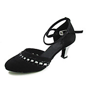 Velvet/ Leatherette Upper Dance Shoes Ballroom Latin/ Modern Shoes for Women