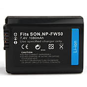 1080mah Kamera-Akku NP-FW50 für Sony Alpha NEX-5, NEX-5C und mehr