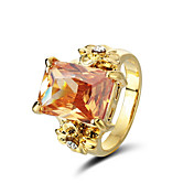colori splendidi zirconi Anello in oro 18k ha placcato più disponibile