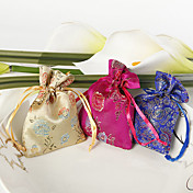 Chinese Style Flower Print Favor Bag – Small (Set of 12)