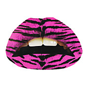 5 stk Pink Tiger temporaty læbe tatovering klistermærker