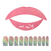 5 stk lip tattoo og 10 stk spikre klistremerker