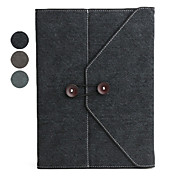 élégant enveloppe jean étui en cuir pour 1/2/3/4 ipad et d'autres