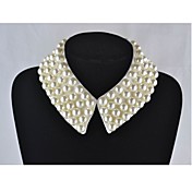 vendimia de la mujer del estilo collar de perlas collar de
