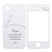 Constellation Design Full Body Case for iPhone 4/4S - Pisces