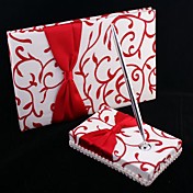 Red Vines Wedding Guest Book And Pen Set