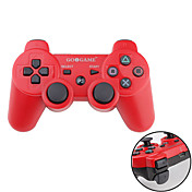 GOiGAME Wireless Two-Tone DualShock 3 Controller for PS3 (Red + Black)