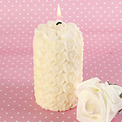 d'ivoire rose tendre bougies pilier