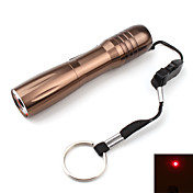 drinkbaar rode laser pointer met accu en lader (5 MW, 605nm, bruin)
