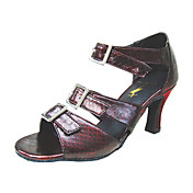 Customize Performance Dance Shoes Leatherette Upper Latin Shoes for Women