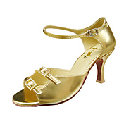 Customize Performance Dance Shoes Leatherette Upper Latin Shoes for Women
