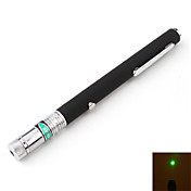 haute performance pointeur laser vert avec batterie (5mW, 532nm, noir)