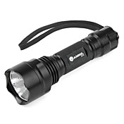 anowl af12 - Cree XM-l T6 ledet lommelykt (1000 lumen, svart)