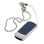 8gb retrátil keychain mini usb flash drive (azul)