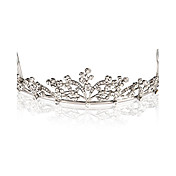 lega bellissima sposa con il ceco tiara strass nozze