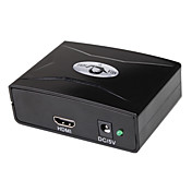 vga audio hd hdmi box convertitore video HDTV 1080p, vga + audio R / L per hdmi convertitore adattatore