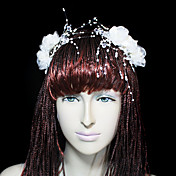 bella satinato / imitazione perla / fiore nuziale acrilico / copricapo