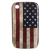 Carcasa Envejecida de La Bandera de Los Estados Unidos Para el Blackberry 8520,8530,9300,9330