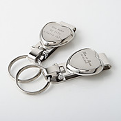 personalizzata classico portachiavi cuore (set di 4)