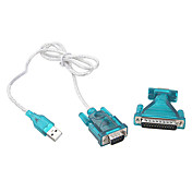 USB 2.0 to RS232 Plastics Shell Adapter (1M)