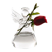 Praying Angel Style Flower Vase (Transparent)
