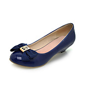 Patent Leather Closed Toe Shoes With Bow For Party/Evening (More Colors)