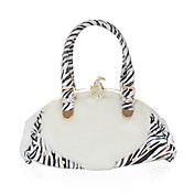 Fell mit Zebra-Print Neuheit Tasche / Tasche