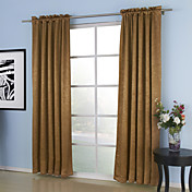 (Two Panels) Ideal Embossed Blackout Thermal Curtains