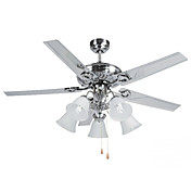 5 - Blade Two - Way Mode Ceiling Fan with 5 Lights in 3 Speed