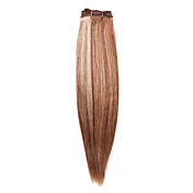 100% cabelo humano da máquina 16 polegadas feitos de seda cabelos lisos tecer