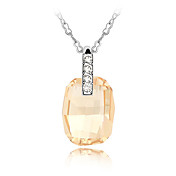 45-cm Simple Style Austrian Crystal Necklace