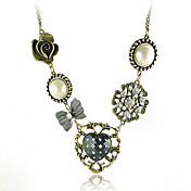 Vintage Style Linked Medallions Necklace