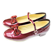 kunstleer vrouwen ballroom / tapdans schoenen met strik