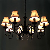 elegant lysekrone med 8 lys