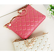 Nail Sheepskin Clutch Bag