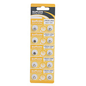 AG4 batteria alcalina delle cellule (1.55V, 10 batterie)