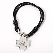 personlig heldig kløver armbånd