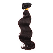 100% Indian Virgin Remy Hair 14 Inch Machine Made Natural Wavy Hair Weave