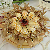 Stately Gold Cake Favor Box (Set of 10)