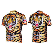 Kooplus-Mens Short Sleeve Clcying Jersey with 100% Polyester