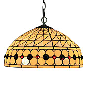 Tiffany Pendant Light with 2 Light in Warm Light