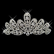 Legierung mit Strass und Perlen schicke Braut Diadem